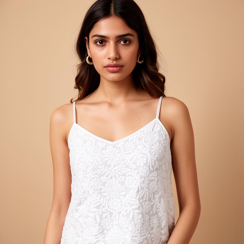 Noodle Strap Chikan Top